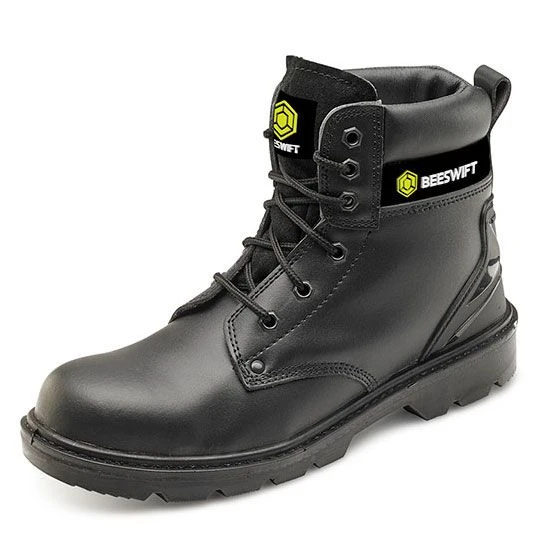 Click Smooth Leather 6 Inch Safety Boots 1 Click Smooth Leather 6 Inch Safety Boots
